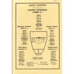 Dante Agostini Solfège Rythmique Cahier N° 4