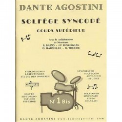 Dante Agostini Solfège Syncopé Cahier N° 1 Bis