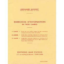 Exercices d'intonation cahier 2 de A.M Mangeot