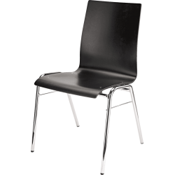 Chaise hêtre contreplaqué noir