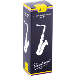 Anches saxophone ténor Traditionnelles force 2,5 Vandoren