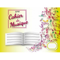 Cahier de Musique à Grosses Portées - Cahier de Musique - Papier
