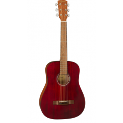 FA-15 3/4 SCALE STEEL WITH GIG BAG WLNT, RED
