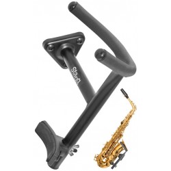 Support de saxophone ténor portable Support de pied de sol Sax en acier  inoxydable pliable avec sac de transport 