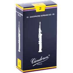 Anches saxophone soprano Traditionnelles force 2 Vandoren