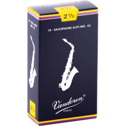 Anches saxophone alto Traditionnelles force 2,5 Vandoren sr2125