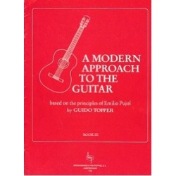 A MODERN APPROACH TO THE GUITAR VOL 3 DE GUIDO TOPPER