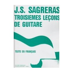 Troisièmes leçons de guitare de J.S Sagreras
