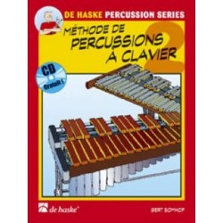 methode de percussions a clavier vol 2 + cd ed dehaske de GERT bOMHOF